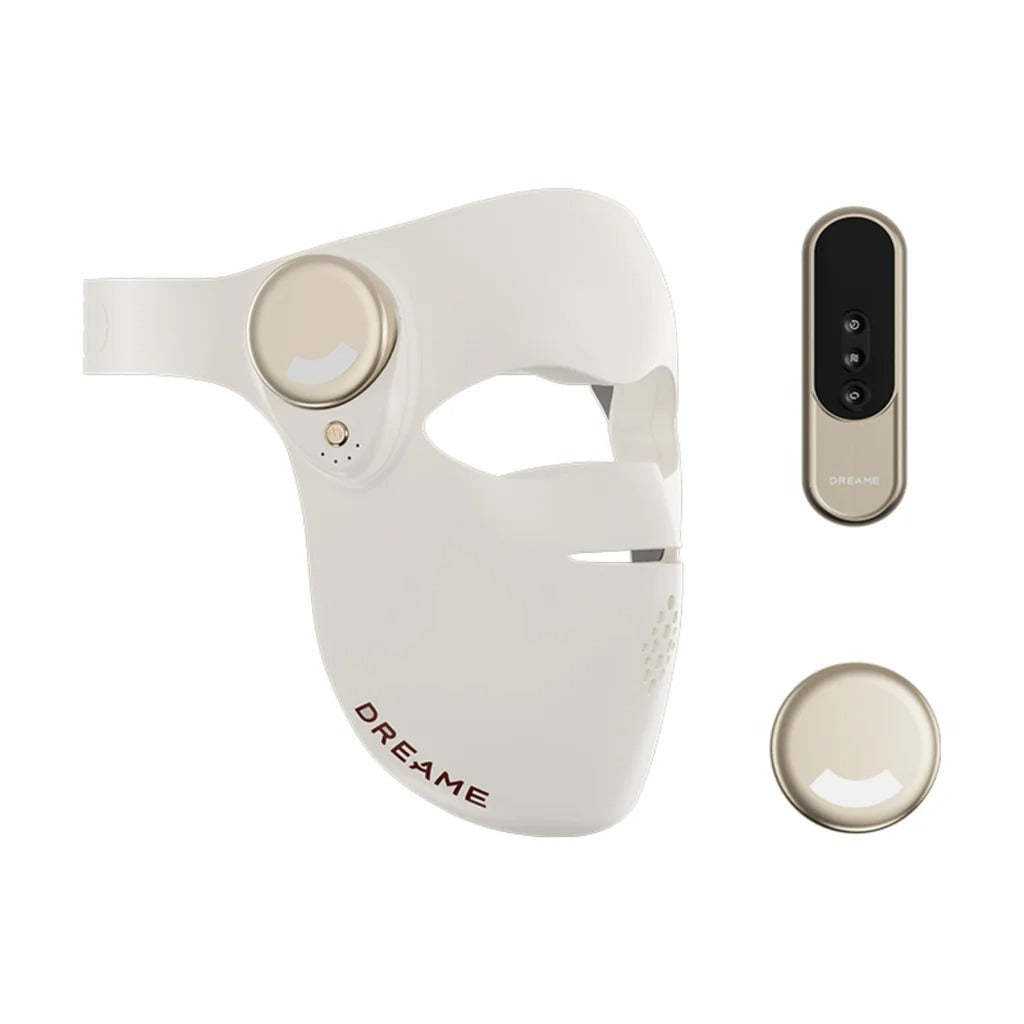 Dreame Chrona Cordless Portable LED Anti-Aging Red Light Therapy Mask with Spare Battery