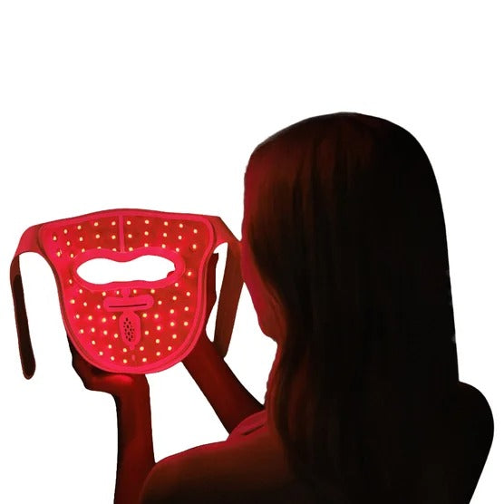 Dreame Chrona Cordless Portable LED Anti-Aging Red Light Therapy Mask with Spare Battery