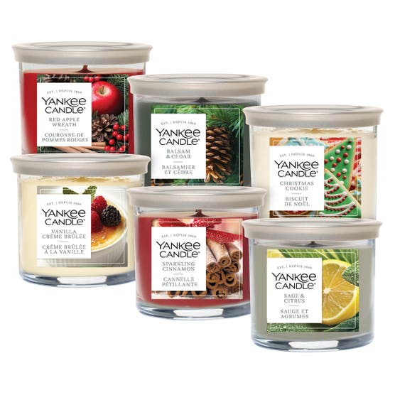 Yankee Candle Small Tumbler Candle Set, 6-pieces