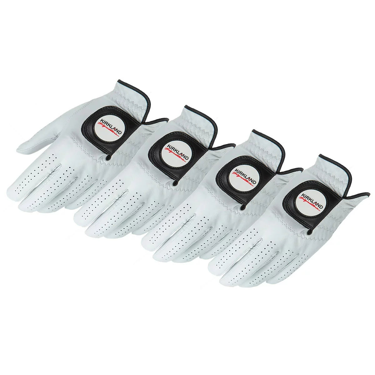 Kirkland Signature Golf Gloves 4 Pack in 4 Sizes