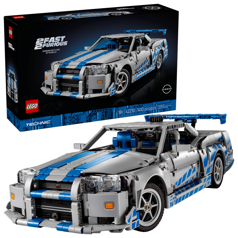 LEGO Nissan Skyline GT-R Die-Cast Car - 2 Fast 2 Furious