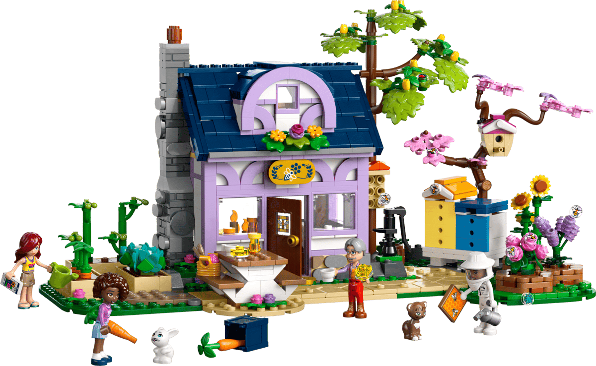 LEGO Beekeepers' House and Flower Garden