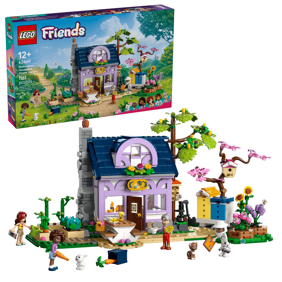 LEGO Beekeepers' House and Flower Garden