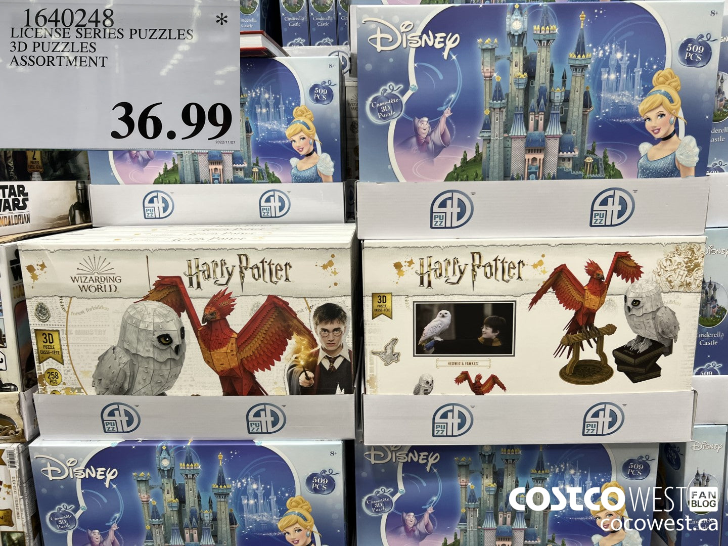 Disney Cinderella Castle 3D Puzzle (8+