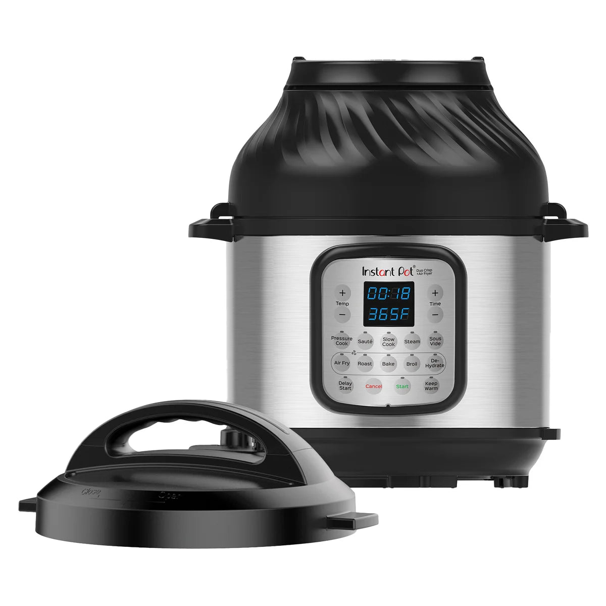 Instant Pot 6qt Duo Crisp 11-in-1 Electric Pressure Cooker with Air Fryer Lid