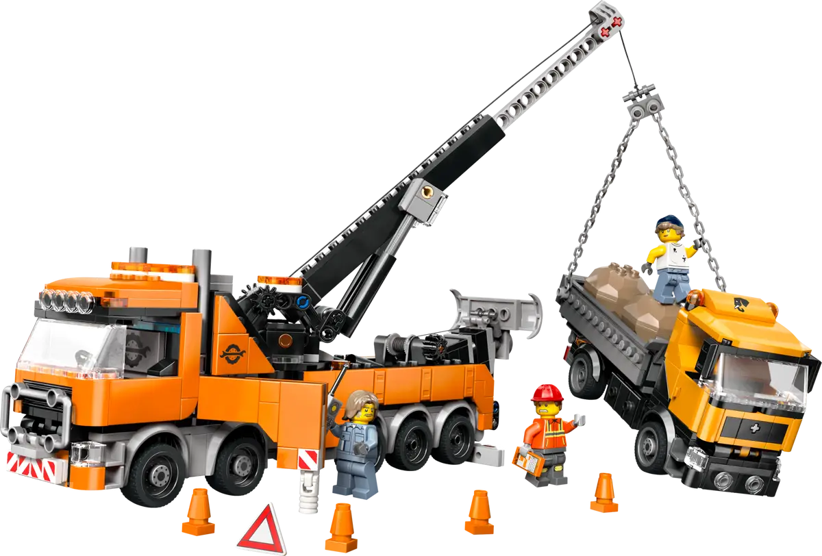 Lego Heavy-Duty Recovery Tow Truck with Crane 60467