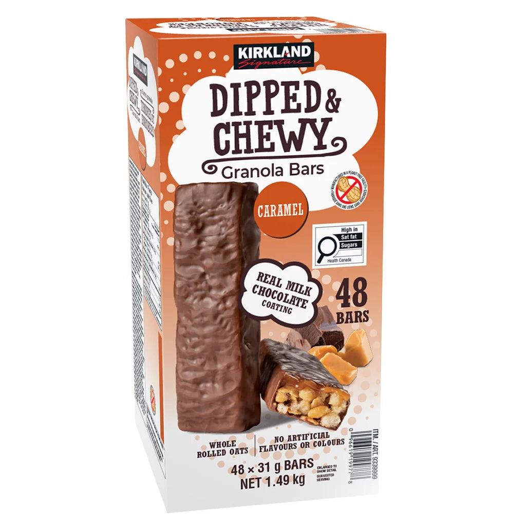 Kirkland Signature Dipped and Chewy Granola Bar, 1.49 kg
