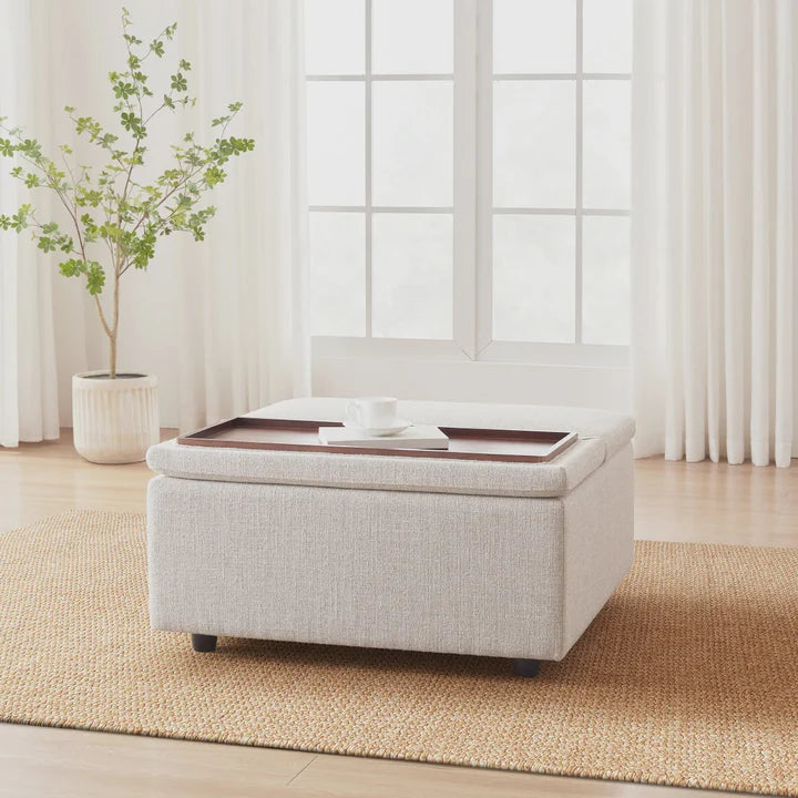 Aiden & Ivy Kuka Fabric Storage Ottoman