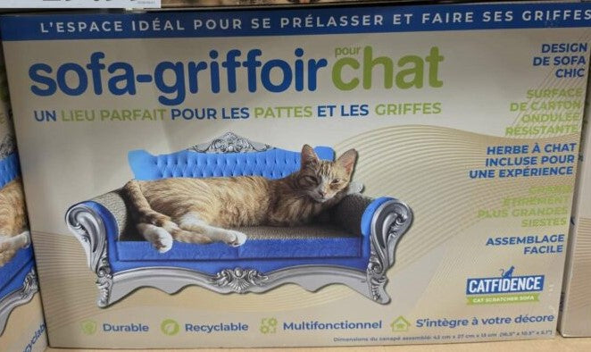CATFIDENCE CAT SCRATCHER SOFA