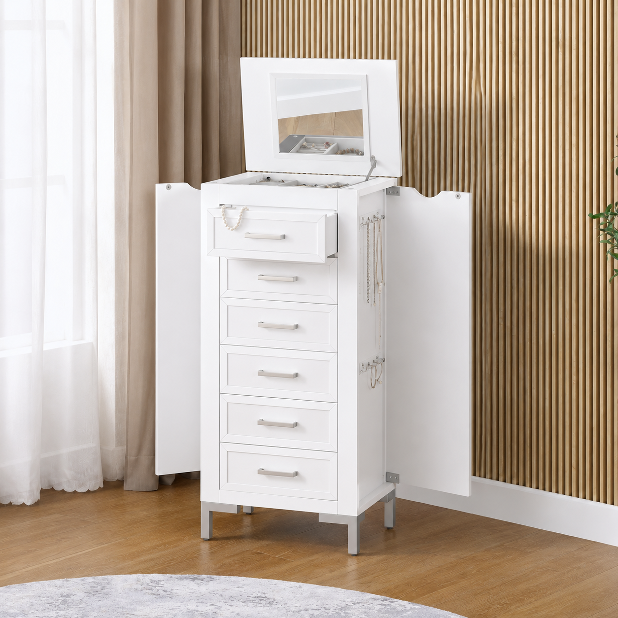 Bayside Furnishings Jewelry Armoire