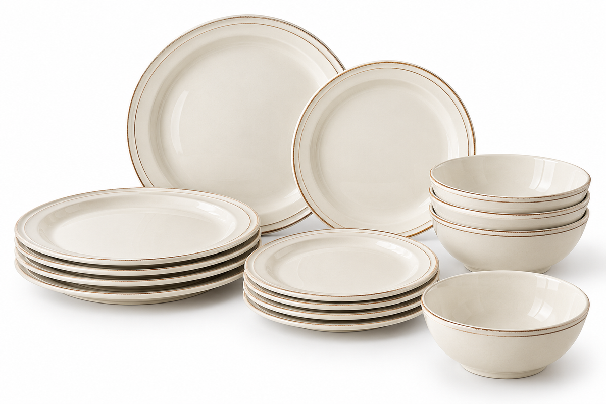 over&back Lake Como 16-piece Dinnerware Set