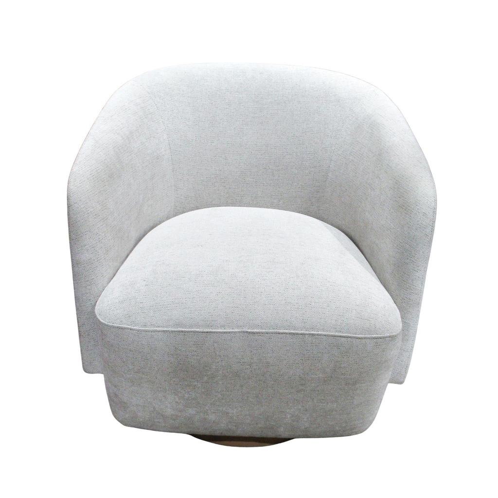 Gilman Creek Kosi Swivel Tub Chair with Wood Base