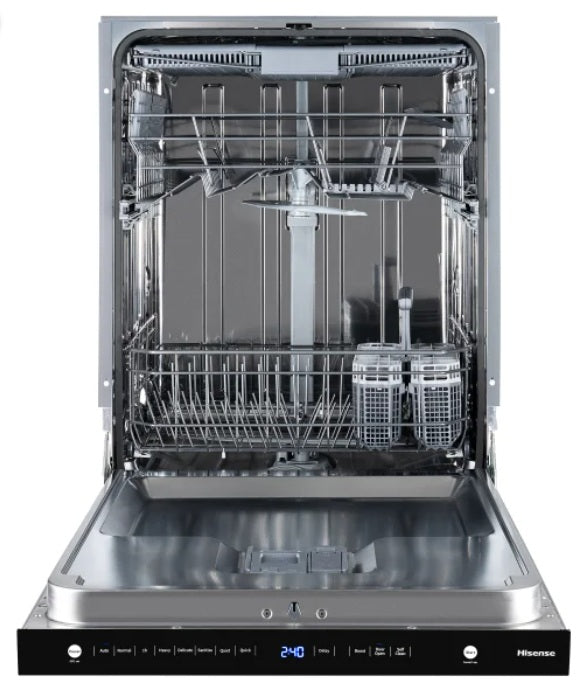 Hisense 24 in European made Stainless Steel Dishwasher with 3rd Rack and Auto Open Dry