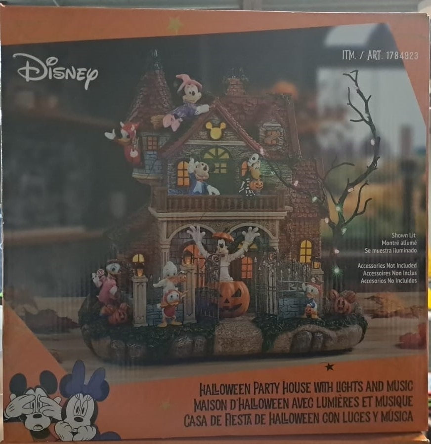 Disney Halloween Party House with Lights and Music