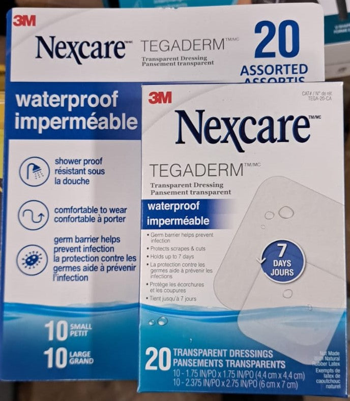 NEXCARE TEGADERM DRESSING 20 CT