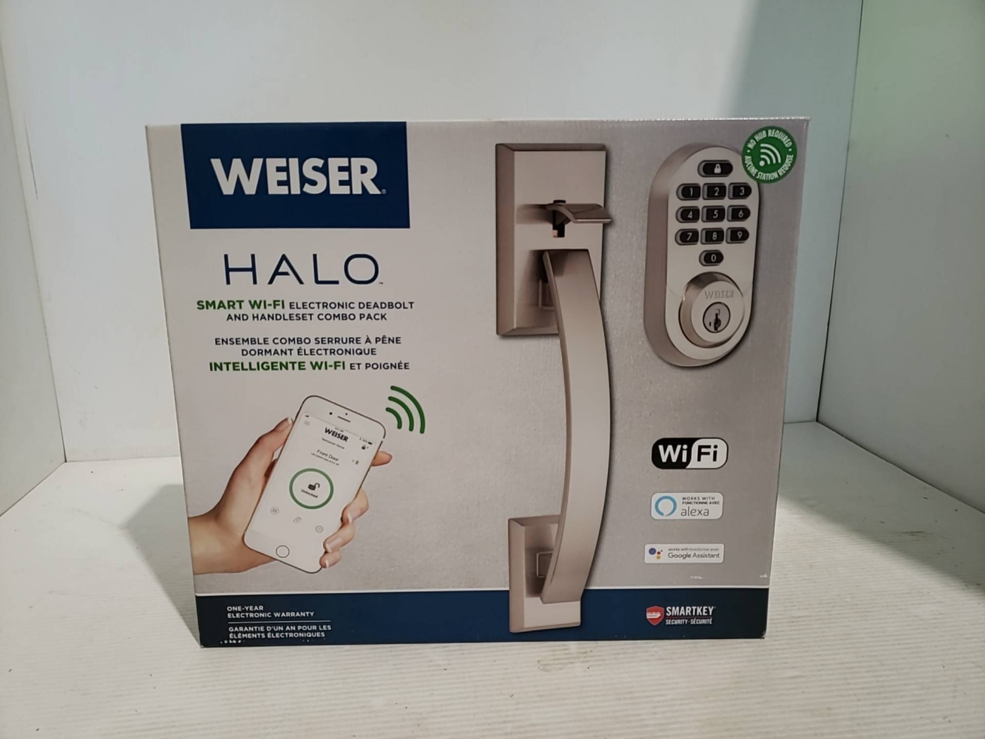 Weiser (by Kwikset) Halo WiFi Touchscreen Electronic Smart Lock