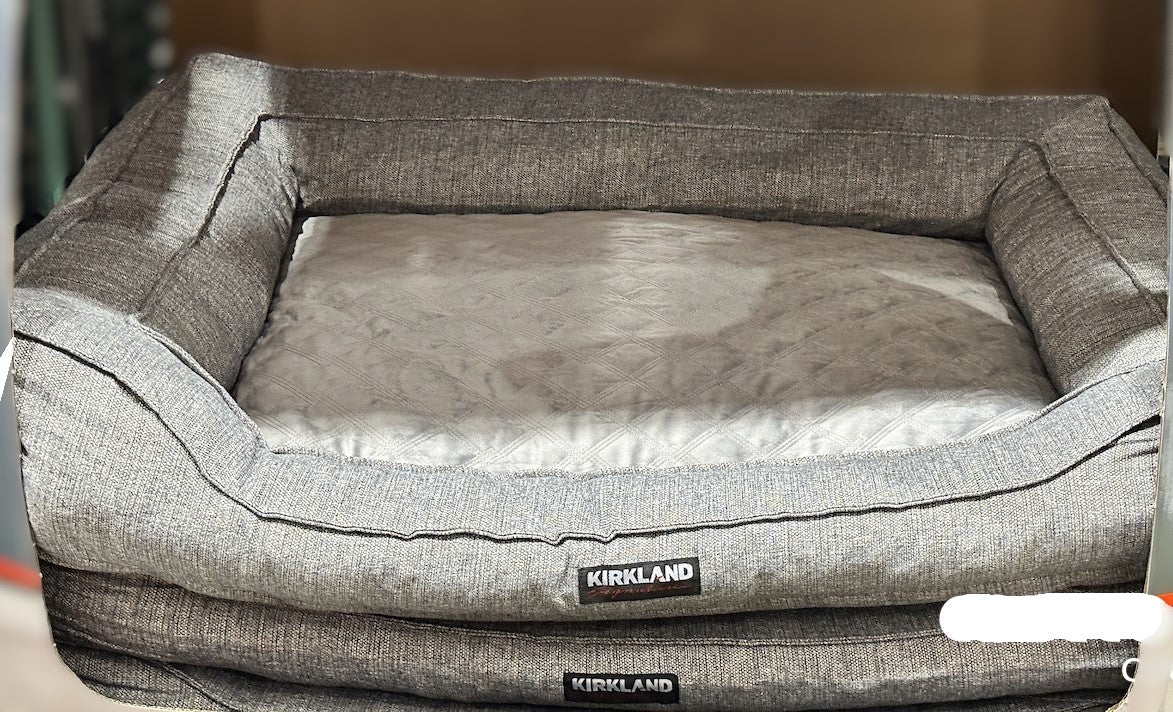 KIRKLAND SIGNATURE BOLSTER PET BED