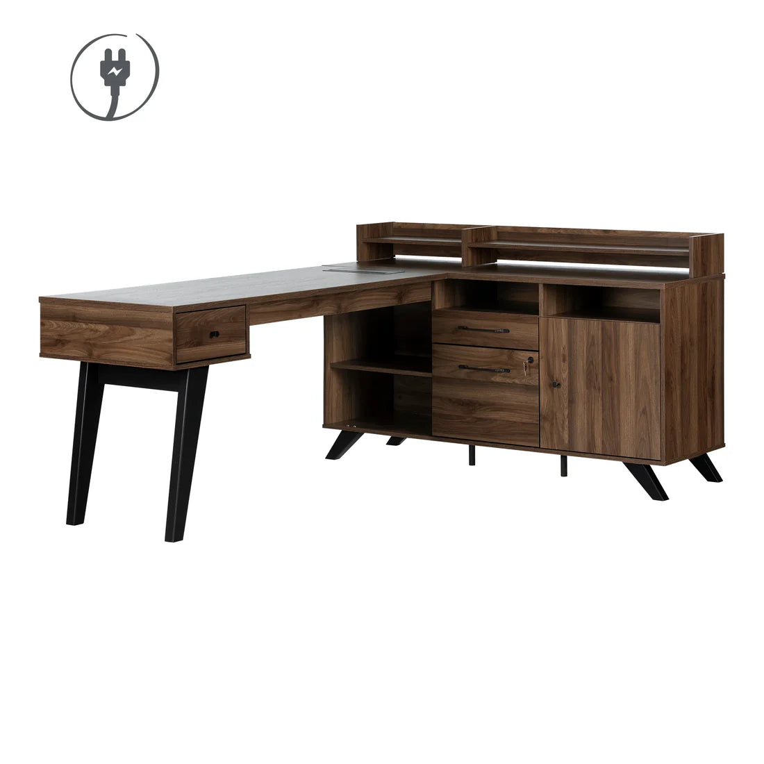 HELSY WALNUT LDESK