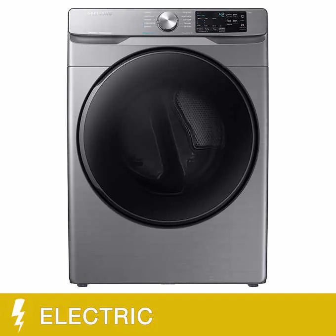 Samsung 27 in. 7.5 cu. ft. Platinum Electric Dryer with Steam Sanitize+