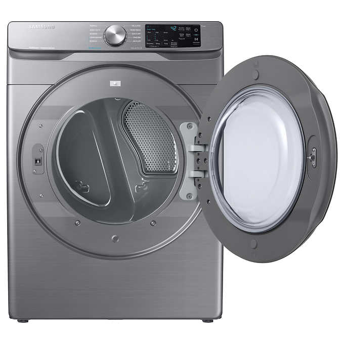 Samsung 27 in. 7.5 cu. ft. Platinum Electric Dryer with Steam Sanitize+