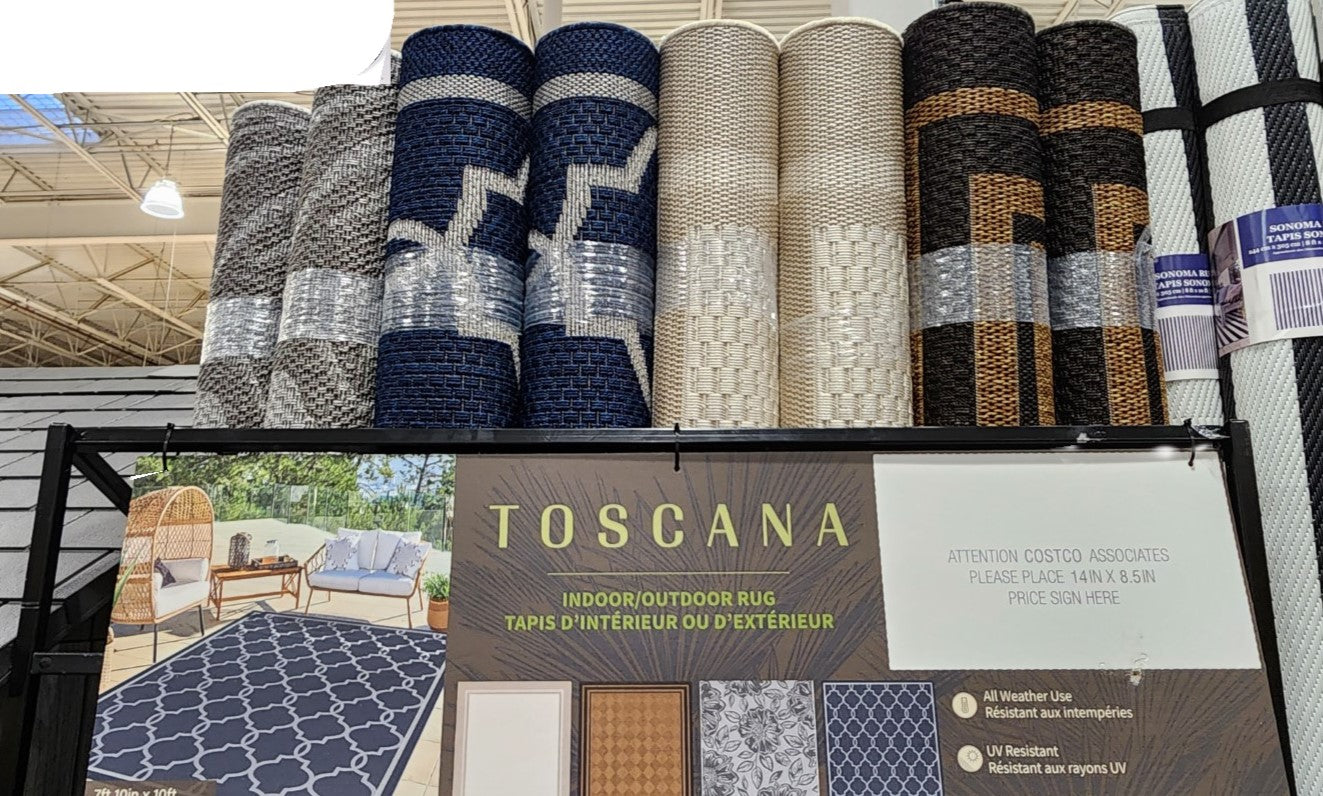 TOSCANA OUTDOOR AREA RUG 7'10'' X 10'