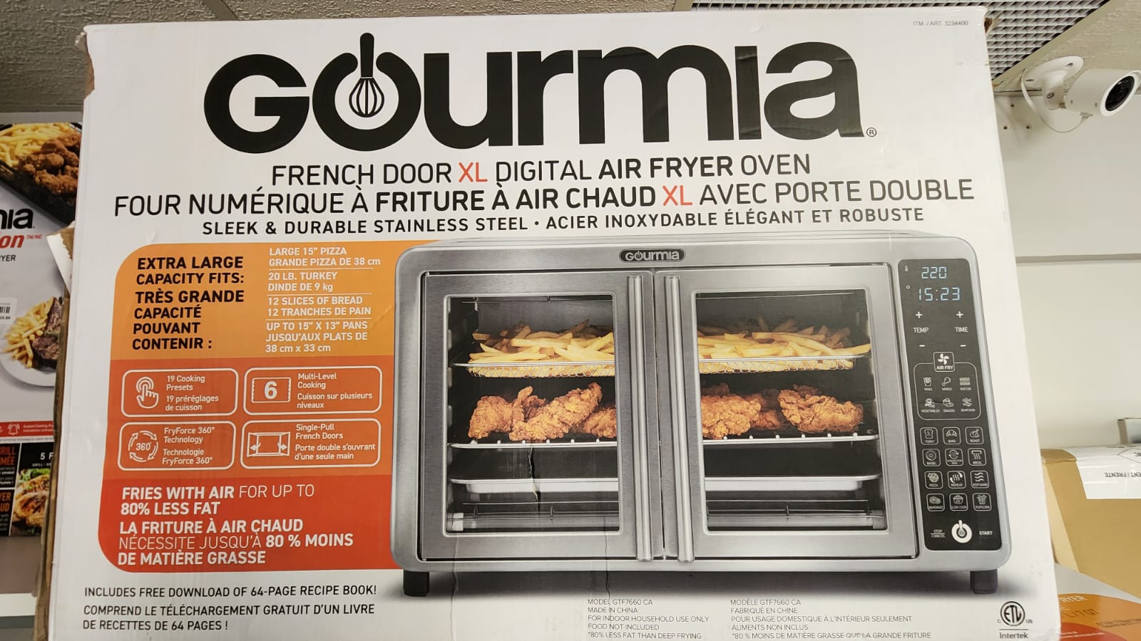 GOURMIA TOASTER OVEN