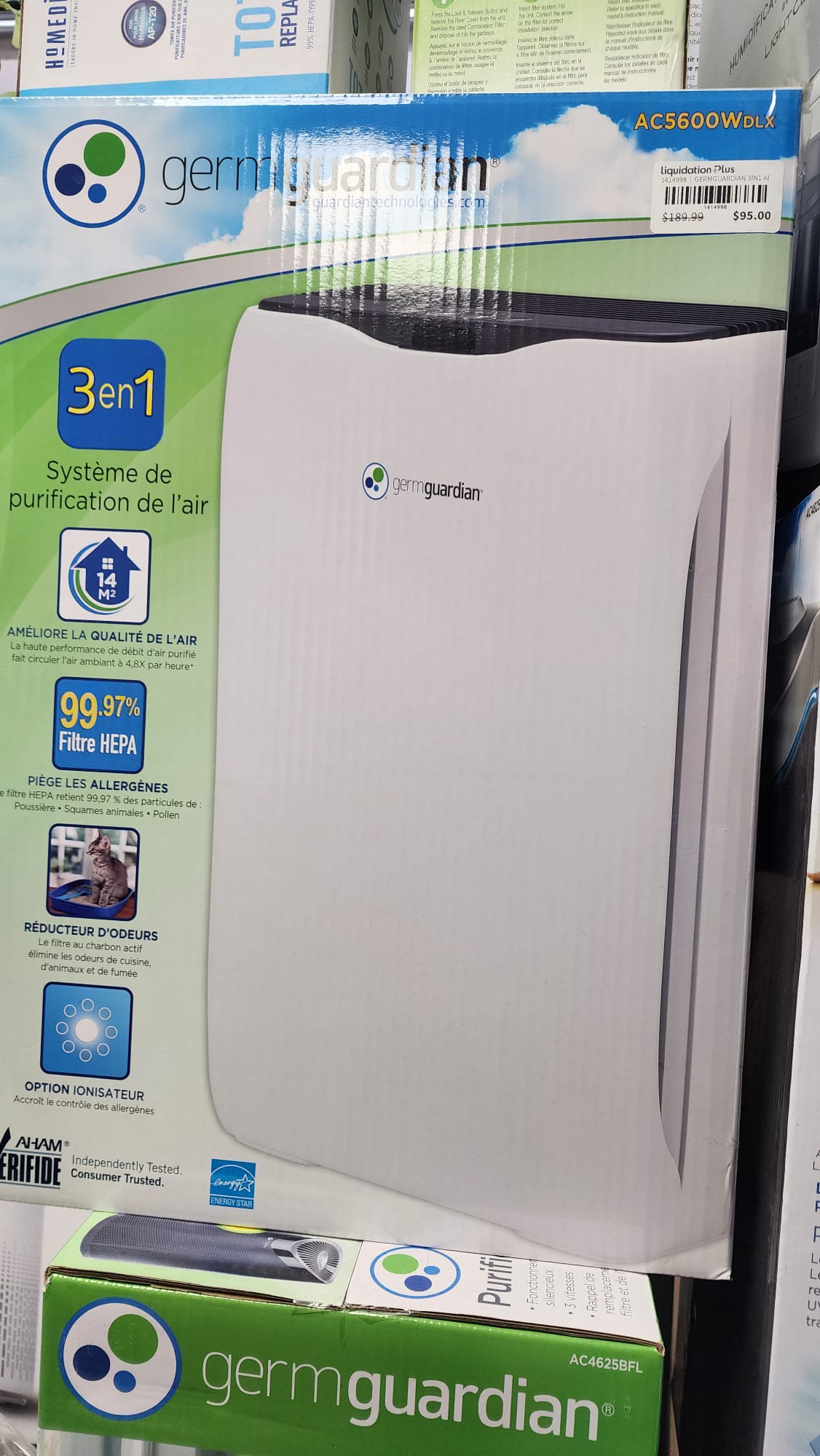 GERMGUARDIAN 3IN1 Air Purifier