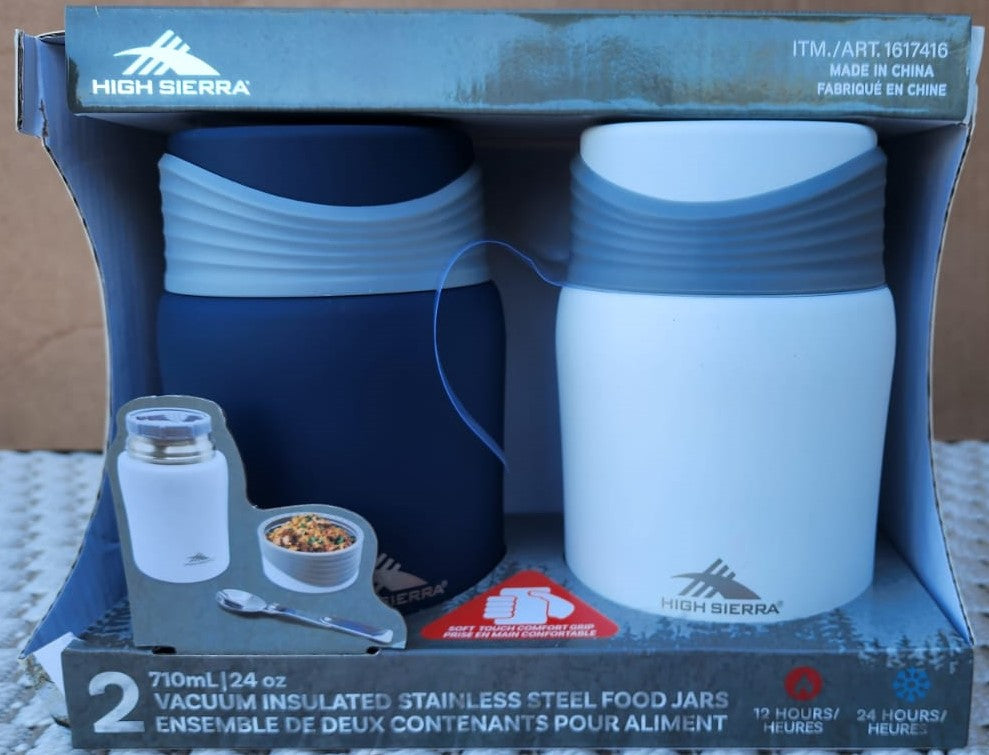 High Sierra 709 mL (24 oz.) Food Jars, 2-pack