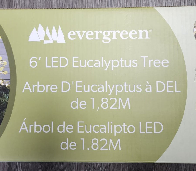 6’ LED Eucalyptus Tree