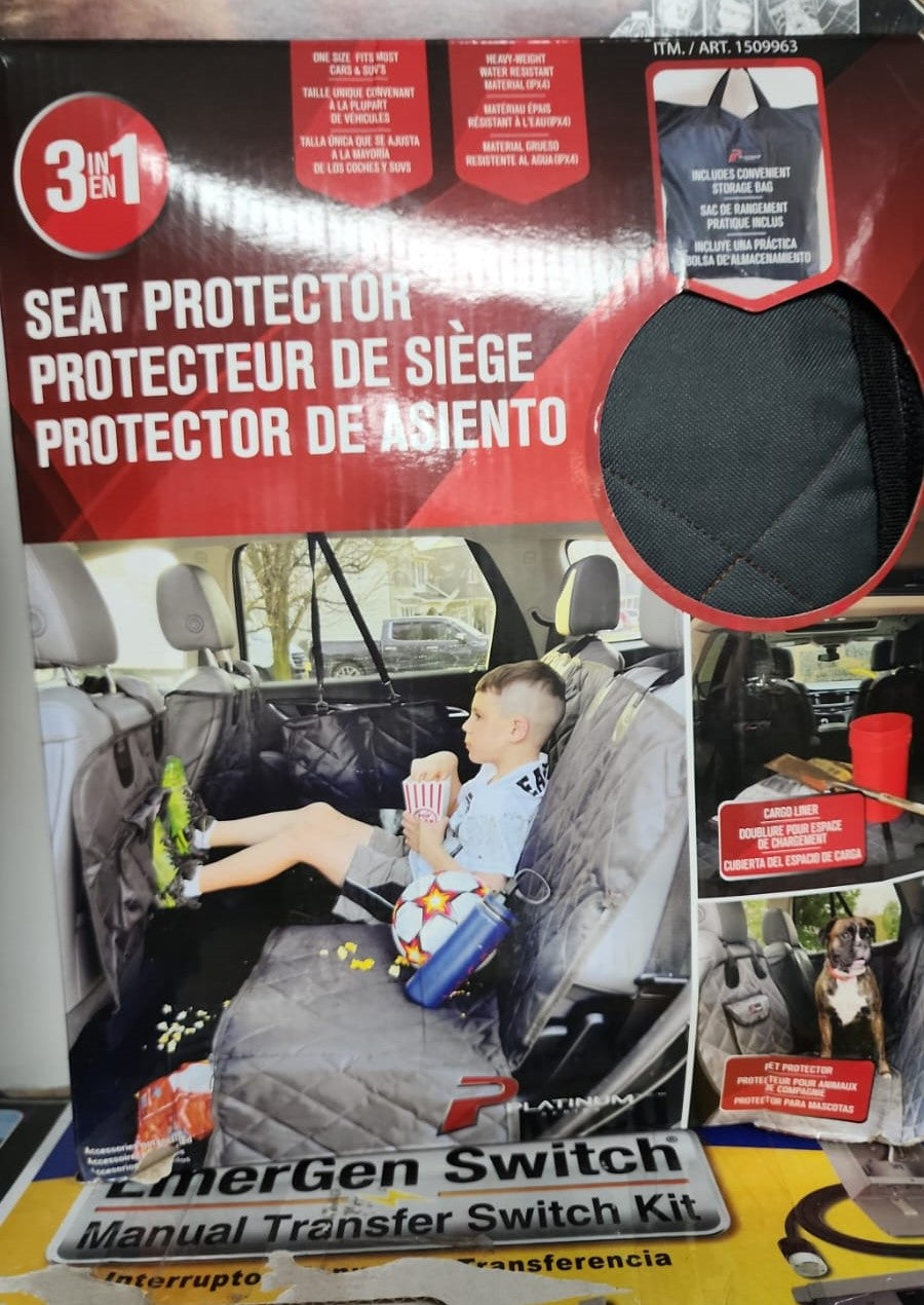 QUILTED PET CAR SEAT COVER / PROTECTION