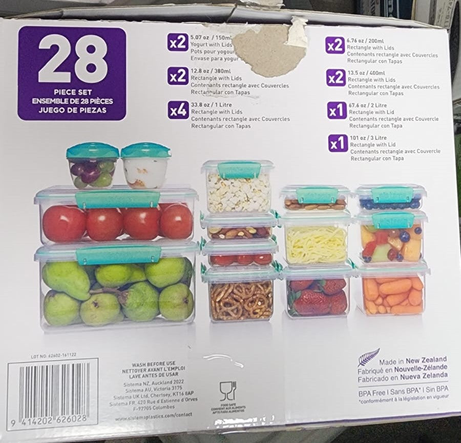 SISTEMA 28PC FOOD ST