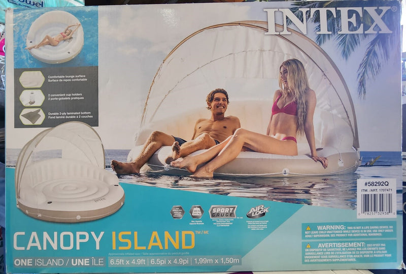 Intex Canopy Island Inflatable Float