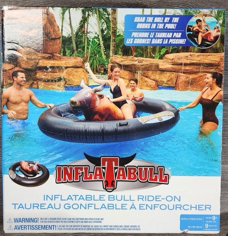 Inflatabull Inflatable Ride-On Pool Toy