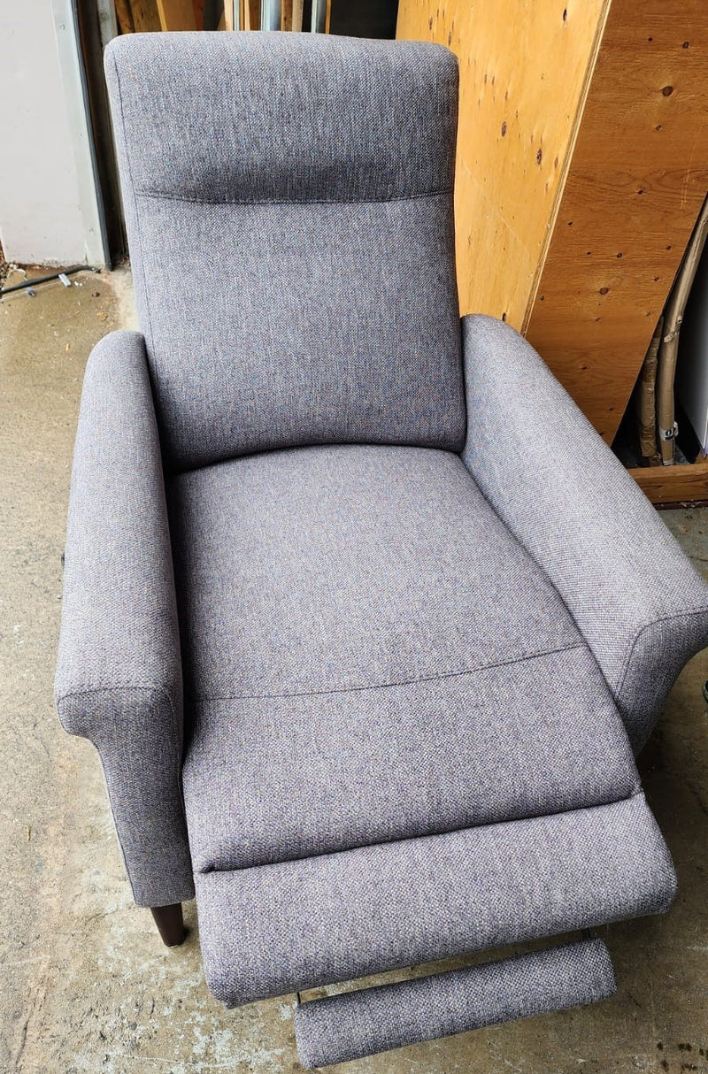 Fabric Manual Recliner, Minh as Furniture Grey