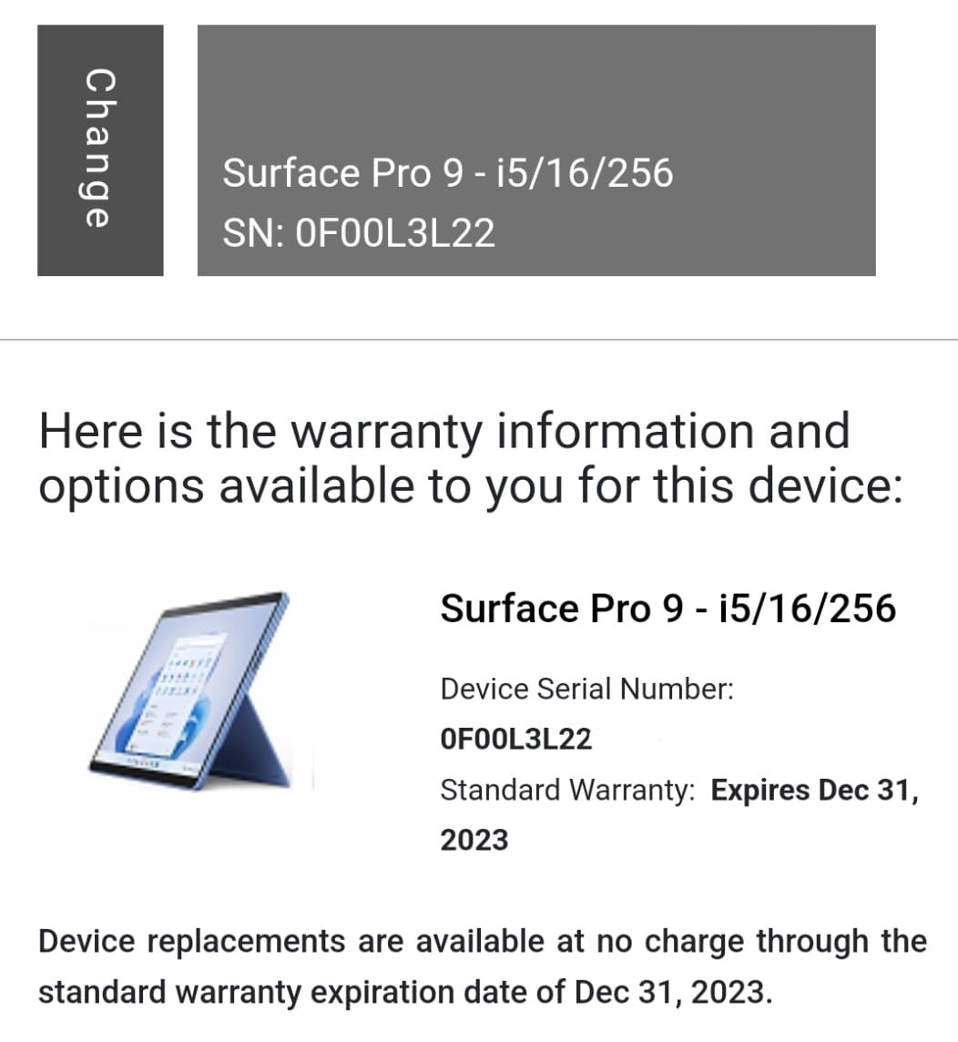 Microsoft Surface Pro 9 Intel Evo Laptop