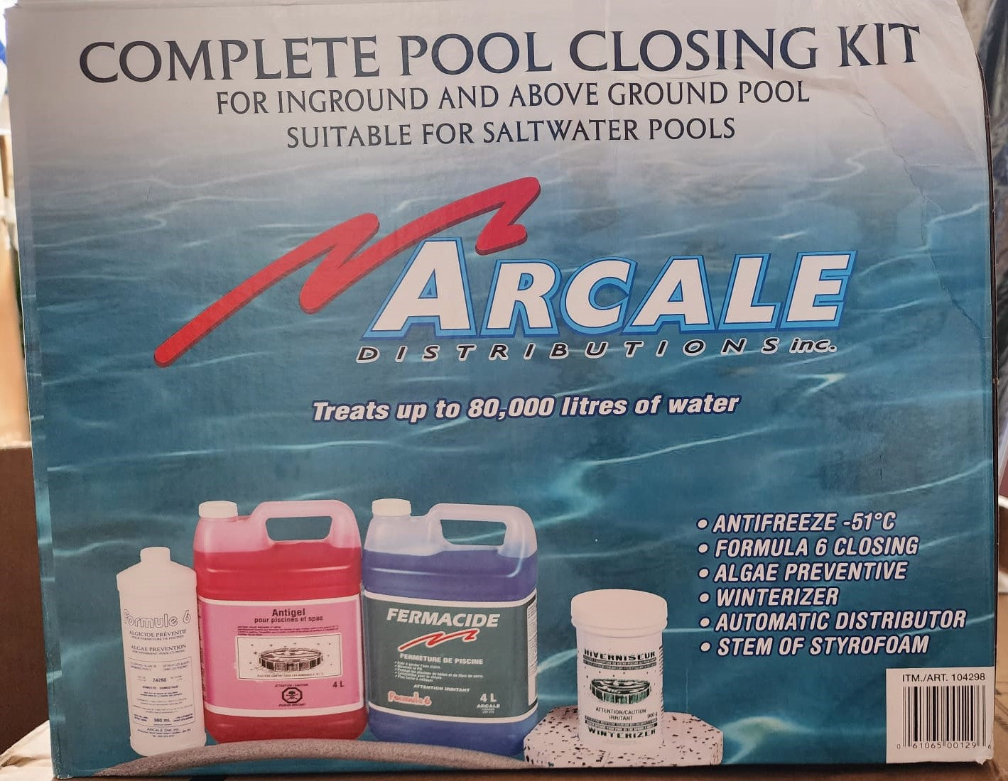 ARCALE Complete POOL CLOSING KIT