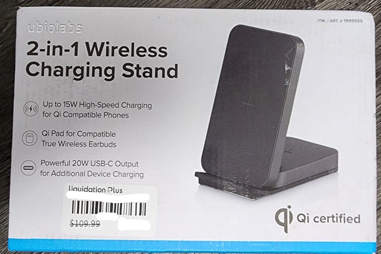 2-in-1 Wireless Charging Stand