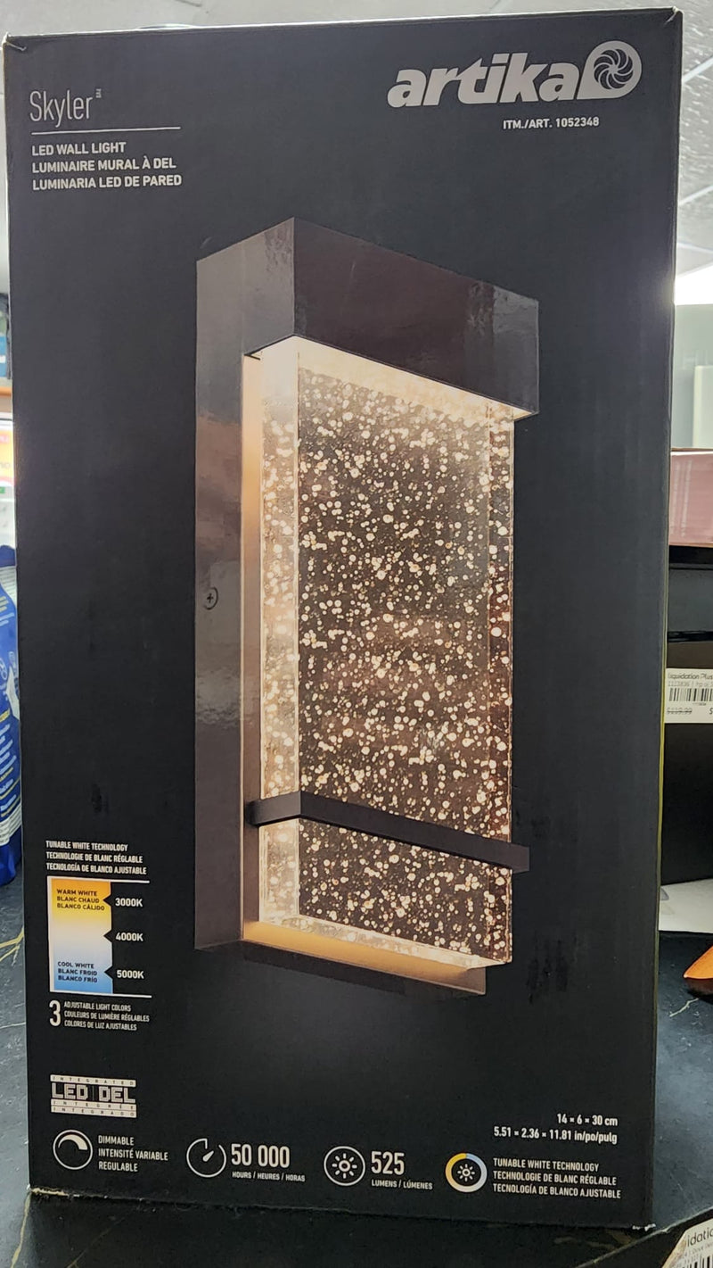 Artika Skyler Outdoor Wall Lamp With Color Changing Technology