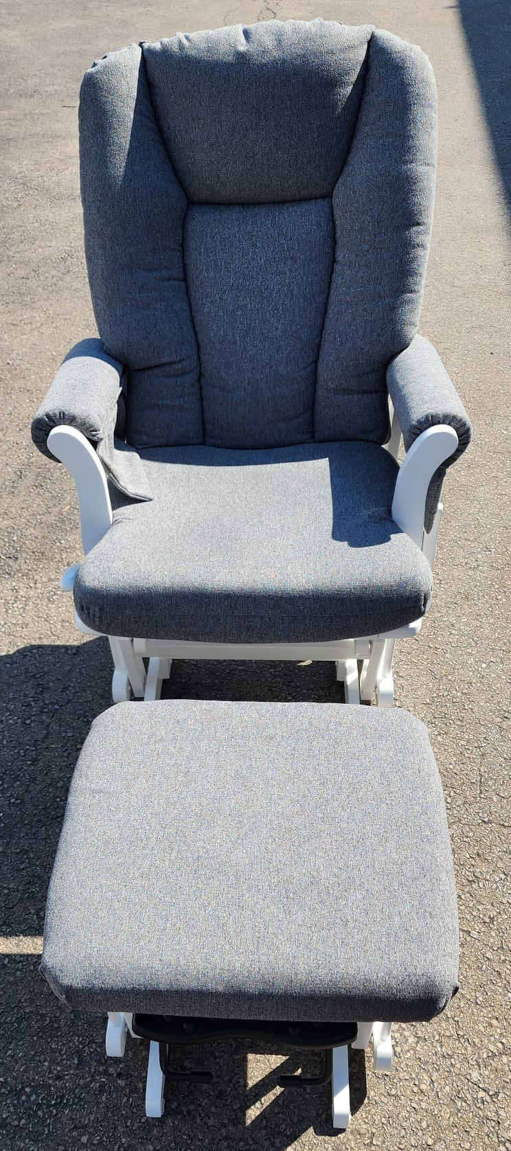 DUTALIER ANNA RECLINER/GL Baby Rocking chair white