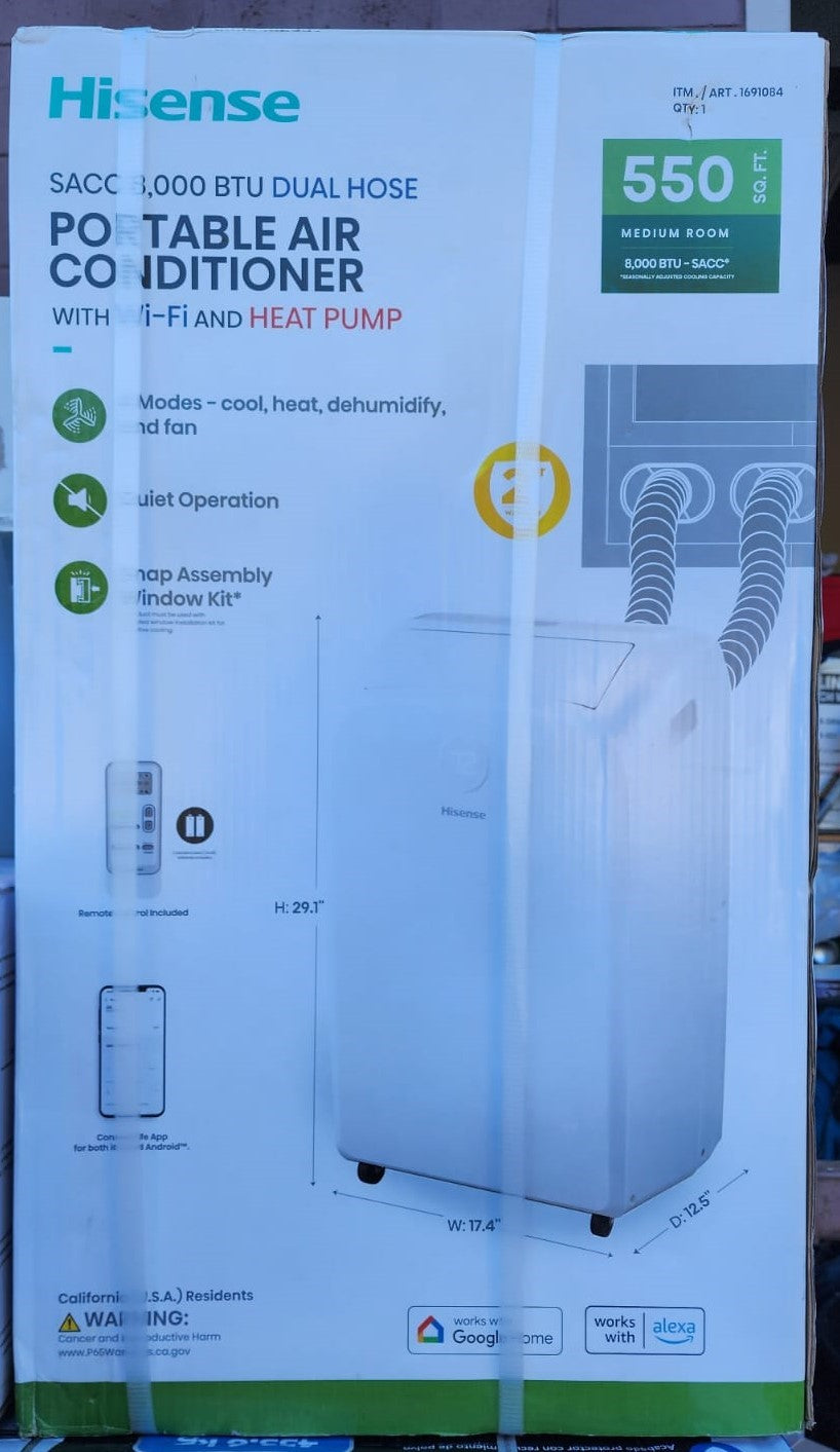 Hisense Portable AC Cooling Dehumidifier