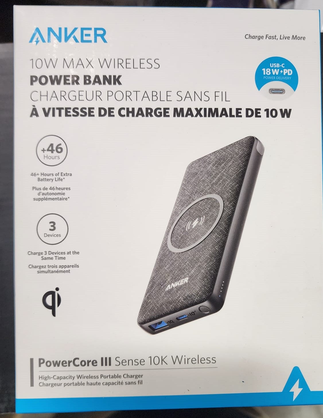 ANKER PowerCore III 10K Wireless Portable Charger