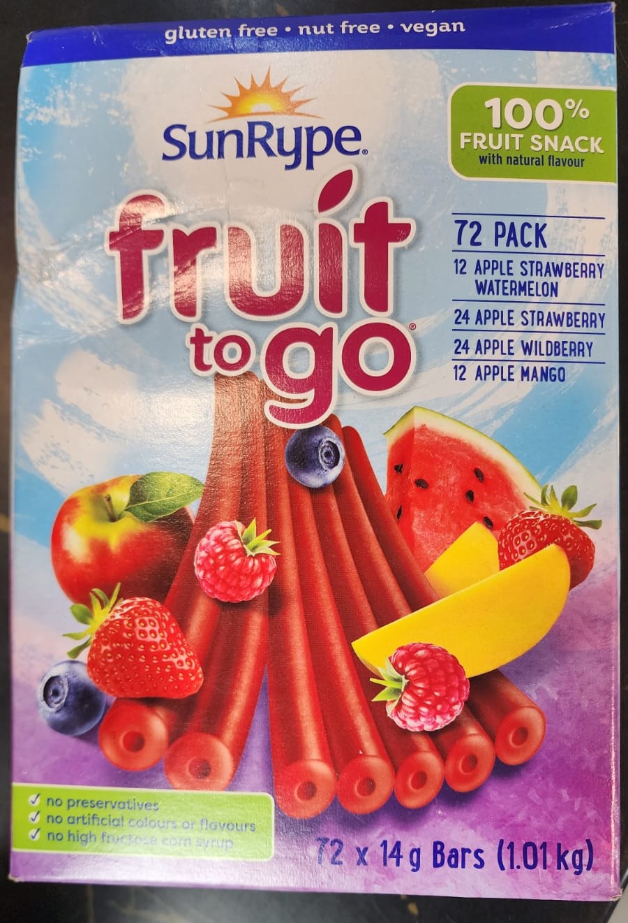 SunRype Fruit to Go 72-count