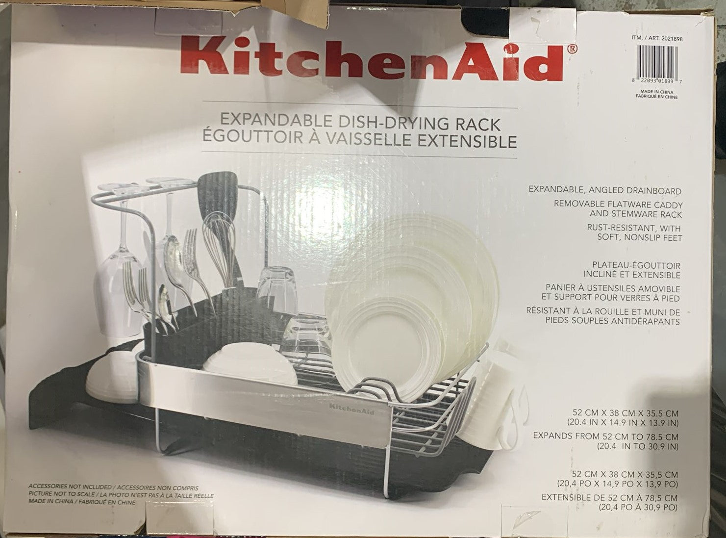KITCHENAID EXPANDABLE DISH DRY PACK New or used