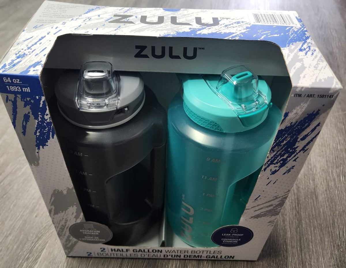 ZULU Motivational Water Jug 2 PK