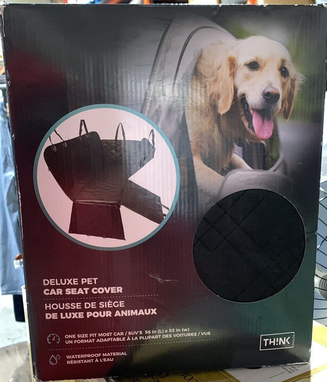 DELUXE PET CAR SEAT COVER