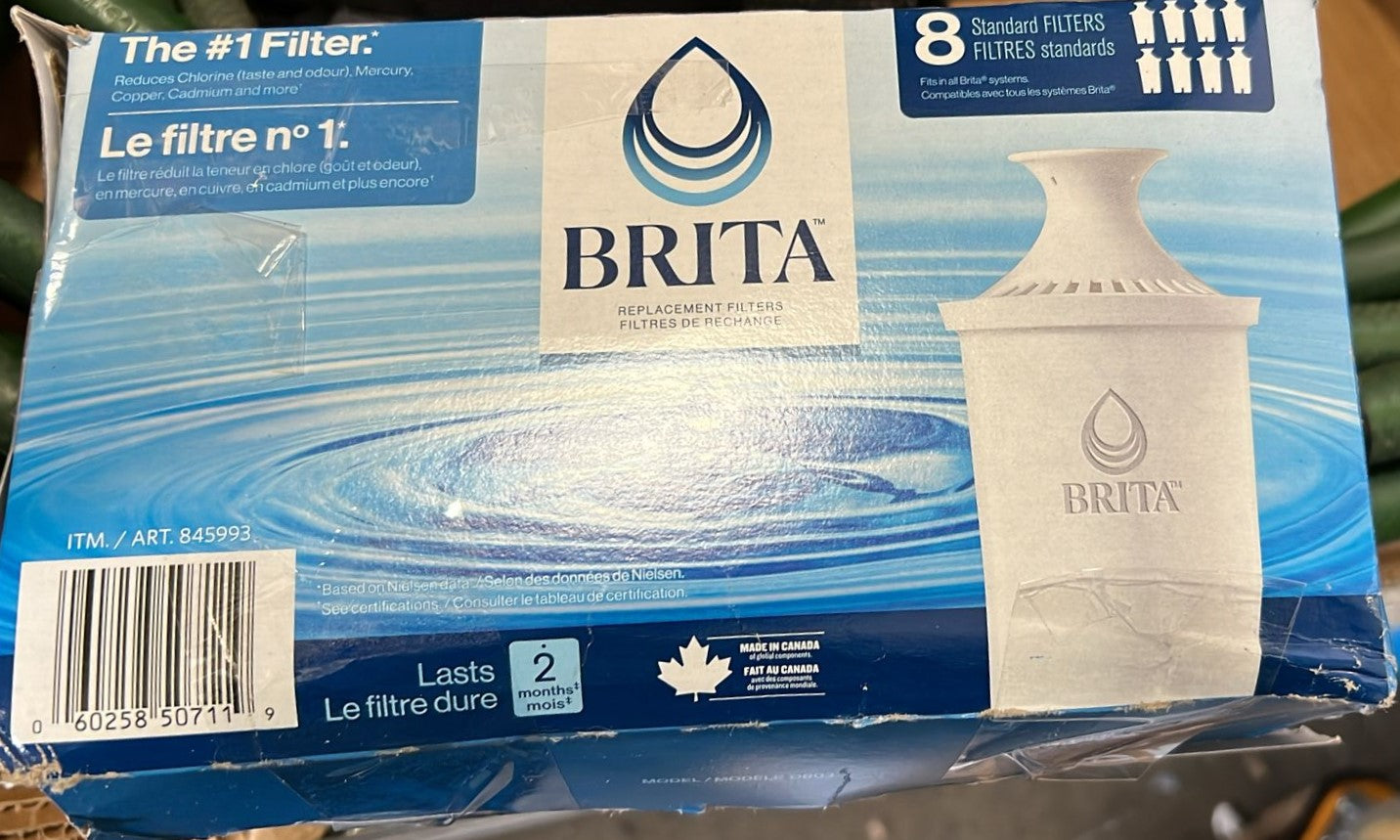 Brita Replacement Filters, 8-pack