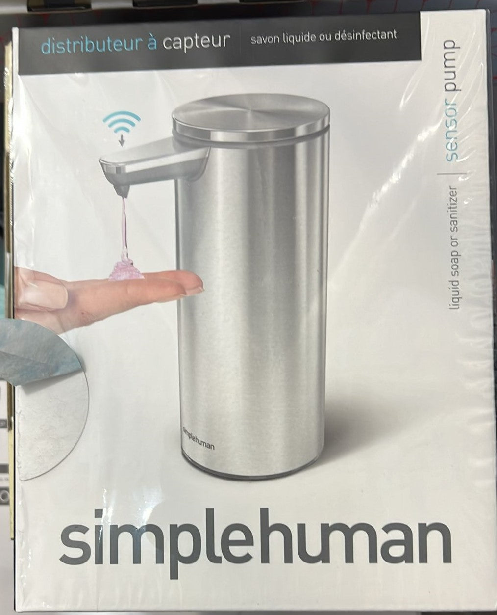 Simplehuman Rechargeable Sensor Soap Dispenser 2 pack