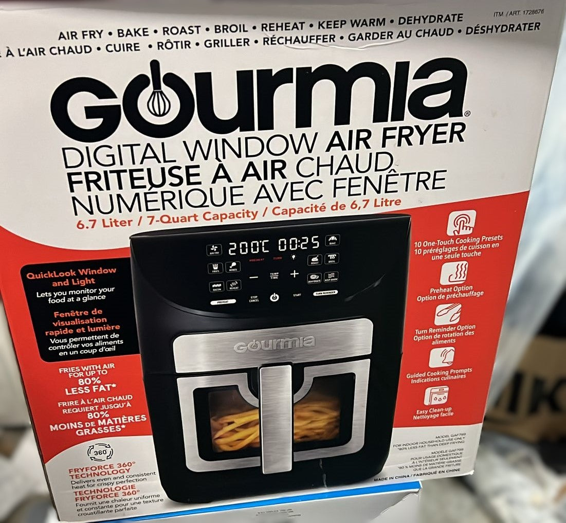 Gourmia 6.7-L / 7-QT Digital Window Air Fryer