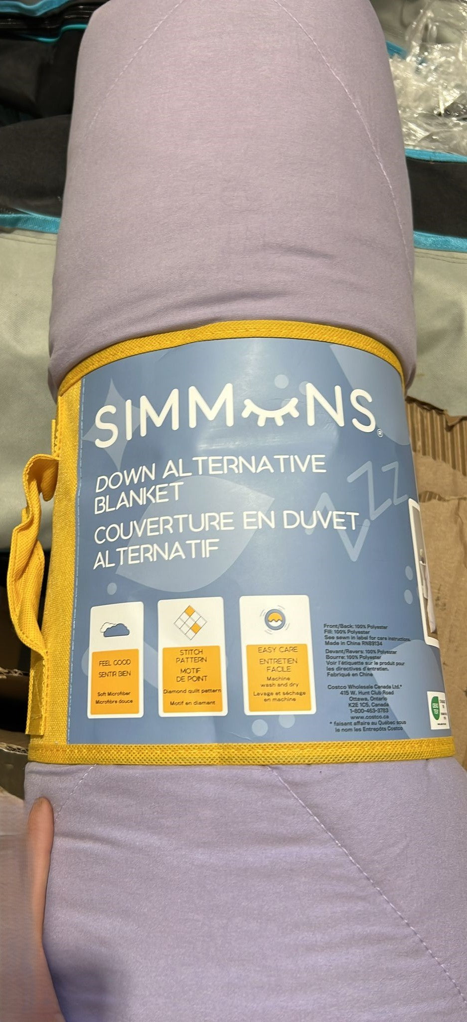 SIMMONS DOWN ALT BLANKET QUEEN