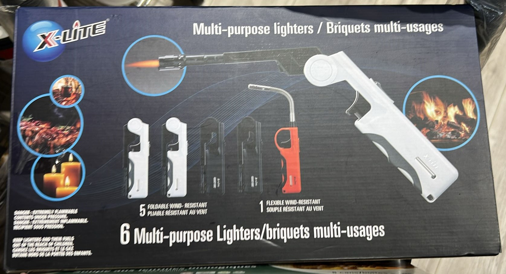 x-lite multi-purpose lighters pack of 6